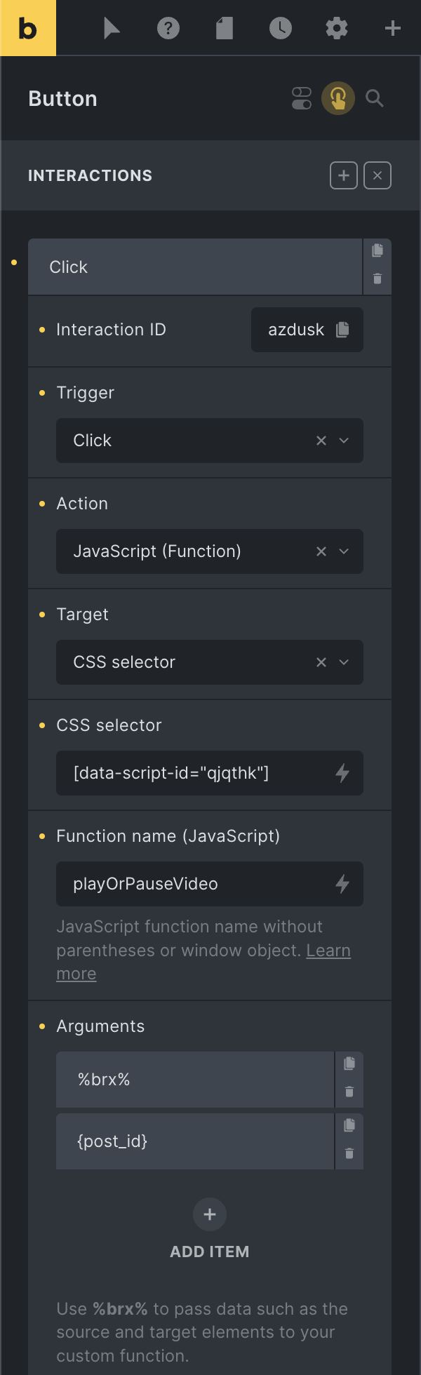 تابع JavaScript با arguments