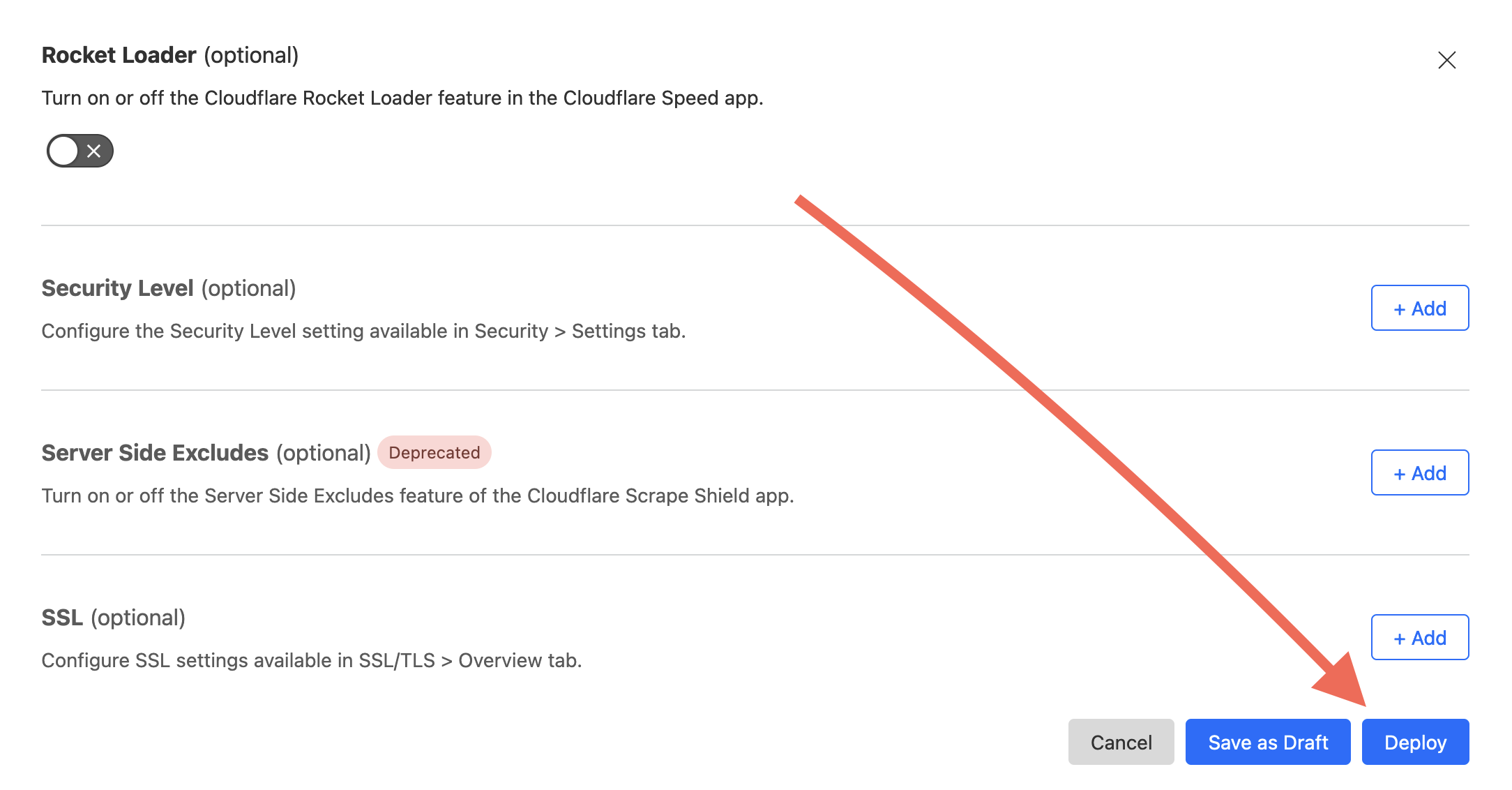 Deploy کردن rule در Cloudflare