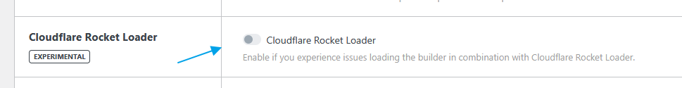 تنظیم Cloudflare Rocket Loader در Bricks