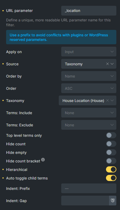 Filter Checkbox 1.11