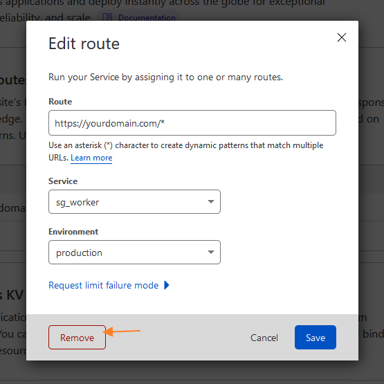 حذف Worker SiteGround در Cloudflare