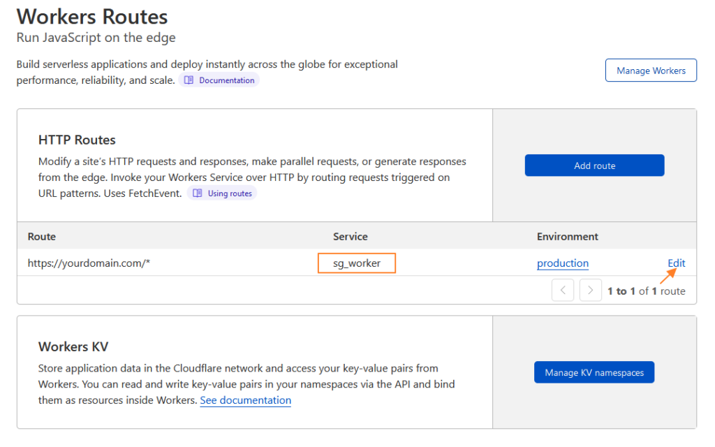 Worker سایت SiteGround در Cloudflare
